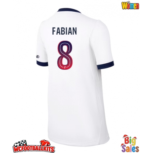 Paris Saint-Germain Fabian Ruiz #8 Replica Away Stadium Shirt for Women 2026-27 Short Sleeve
